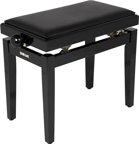 Quiklok PB100BKL Deluxe Holzsitz, schwarz glänzend von QUIK LOK