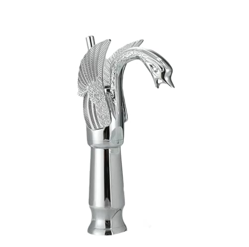 Bad Wasserhahn Badezimmer-Waschtischarmatur Schwarzer Waschbeckenhahn Goldener Schwan Heißer Und Kalter Waschbeckenhahn Auf Der Arbeitsplatte Silberfarben Hoch Bad Wasserhahn Badezimmer-Waschtischarmatur Schwarzer Waschbeckenhahn Goldener Schwan Heißer Und Kalter Waschbeckenhahn Auf Der Arbeitsplatte Silberfarben Hoch von QUINTO