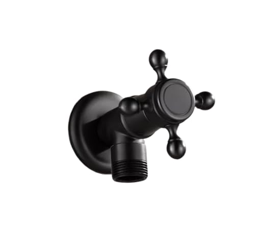 Mop Pool Wasserhahn Ganzkupfer Antiker Schwarzer Waschmaschinenhahn Einzelner Kalter 1/2-Zoll-Mopp-Pool-Wasserhahn Verlängerter Und Verdickter Wasserhahn Einfache Waschmaschine 3/4 Zoll von QUINTO