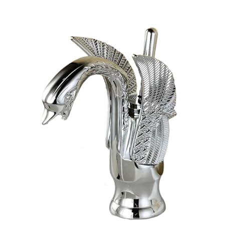 Waschbecken Für Badezimmer Badezimmer-Wasserhahn Goldener Waschbecken-Wasserhahn Hotel Heiß Und Kalt Alle Kupfer-Waschbecken-Wasserhahn Schwanen-Wasserhahn Silber Kurz Waschbecken Für Badezimmer Badezimmer-Wasserhahn Goldener Waschbecken-Wasserhahn Hotel Heiß Und Kalt Alle Kupfer-Waschbecken-Wasserhahn Schwanen-Wasserhahn Silber Kurz von QUINTO