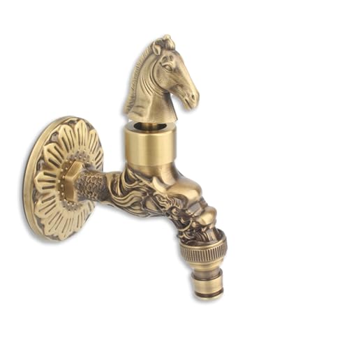 Waschmaschine Wasserhahn 1/2 Vollkupfer Antiker Geschnitzter Tiergriff Einzelner Kaltwasserhahn Badezimmer 3/4 Waschmaschinenhahn Pferd Waschmaschine Wasserhahn 1/2 Vollkupfer Antiker Geschnitzter Tiergriff Einzelner Kaltwasserhahn Badezimmer 3/4 Waschmaschinenhahn Pferd von QUINTO