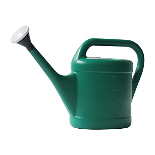 Gartensprenger, Gießkannen, Mehrzweck-Kunststoff, große Kapazität, 3 l, Langer Auslauf, Gießkannen Bewässerungssystem Balkon Ohne Wasseranschluss (Green, One Size) von QUINTRA