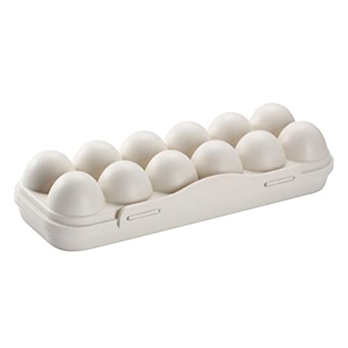 QUINTRA 12 Grid Küche Kühlschrank Eierbox -Kollision beschädigte Eier Aufbewahrungsbox Enten-Eier-Box Eierablage Eier-Aufbewahrungsbox Zwei Herren Am Strand (A, One Size) von QUINTRA