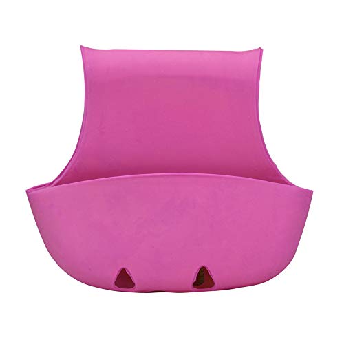 QUINTRA Küchenspüle Werkzeug Schwamm Caddy Sattelregal Organizer Halter Doppelte Aufbewahrung Stil Küche, Esszimmer & Bar Sieb Spülbecken (Hot Pink, One Size) von QUINTRA