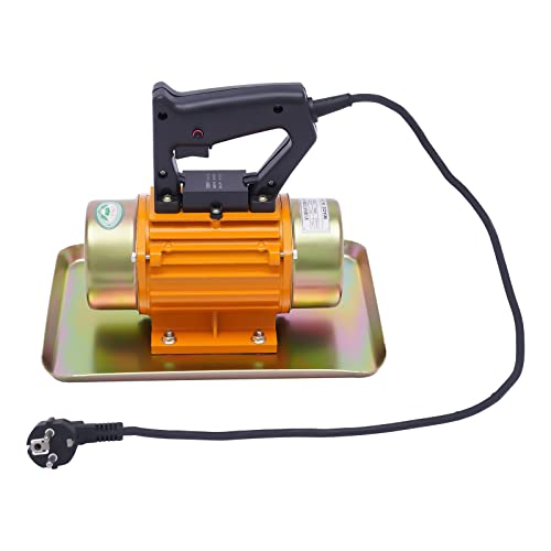 Betonverdichter 3500u/min Betonplattenrüttler Elektrischer Betonrüttlermotor 250 W Vibrationskraft 200kg Handbetonrüttler Tragbarer für Meisten Beton Glatte Projekte, Wie Straßenbau, Hausbau von QUIOTUIR