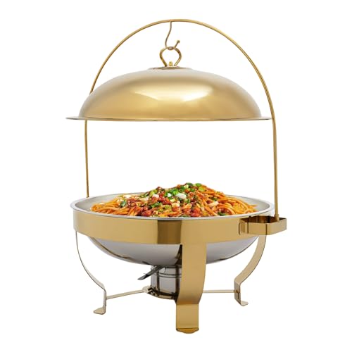 QUIOTUIR 8 l Gold Chafing Dish Buffet Set Buffet Server and Warmers Set Round Chafers and Buffet Warmers Sets QUIOTUIR 8 l Gold Chafing Dish Buffet Set Buffet Server and Warmers Set Round Chafers and Buffet Warmers Sets von QUIOTUIR