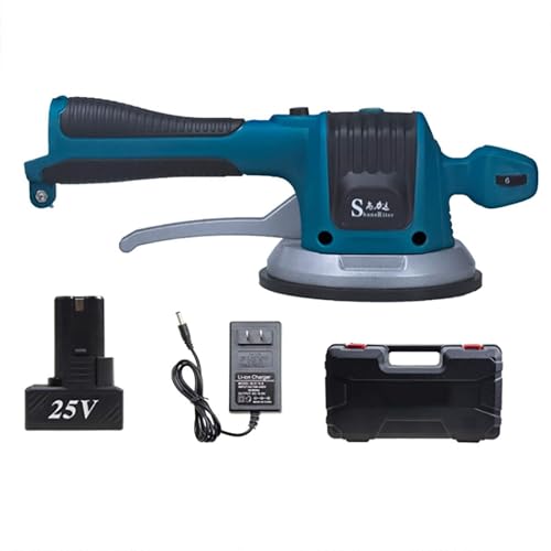 QUIOTUIR Fliesenmaschine, 25 V, 12.000 U/min, mit 2 Batterien und Wasserwaage, 6 Geschwindigkeitsstufen, verstellbar, Vibration, tragbar, für Bodenfliesen, Wandfliesen, Toiletten QUIOTUIR Fliesenmaschine, 25 V, 12.000 U/min, mit 2 Batterien und Wasserwaage, 6 Geschwindigkeitsstufen, verstellbar, Vibration, tragbar, für Bodenfliesen, Wandfliesen, Toiletten von QUIOTUIR