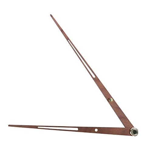 QUMIIRITY 1 Satz Großes Wanduhren Zeiger Holz Ersetzbare Uhrzeiger für DIY Wanduhren Geeignet für Ziffernblätter Leicht Installierbar Design Schwarz Walnuss von QUMIIRITY