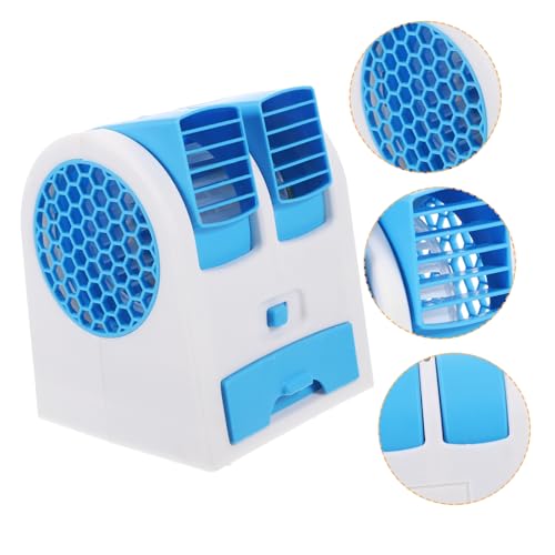 QUMIIRITY 1 Stück Mini USB Klimaanlage Tragbarer Luftkühler mit Verstellbarem Luftauslass für Büro und Zuhause Blau Energiesparend Leise mit Verbesserter Kühlleistung und Höhenverstellung QUMIIRITY 1 Stück Mini USB Klimaanlage Tragbarer Luftkühler mit Verstellbarem Luftauslass für Büro und Zuhause Blau Energiesparend Leise mit Verbesserter Kühlleistung und Höhenverstellung von QUMIIRITY