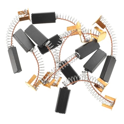 QUMIIRITY 10 Stück Teiliges Motorkohlebürsten aus Kohlenstoff und Hochtemperaturlegierung Langlebig Verschleißfest Geeignet für Elektrowerkzeuge Folienversiegelungsmaschinen und QUMIIRITY 10 Stück Teiliges Motorkohlebürsten aus Kohlenstoff und Hochtemperaturlegierung Langlebig Verschleißfest Geeignet für Elektrowerkzeuge Folienversiegelungsmaschinen und von QUMIIRITY