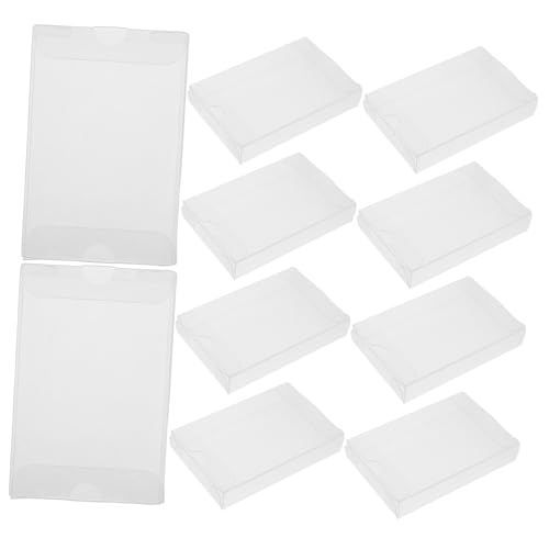 QUMIIRITY 10 Stück Teiliges PVC Kassettentape Aufbewahrungsbox Stapelbare Transparente Kassettenhalter mit Staubschutz Kompakte Musikbox für Effiziente Organisation und Tragbare Nutzung QUMIIRITY 10 Stück Teiliges PVC Kassettentape Aufbewahrungsbox Stapelbare Transparente Kassettenhalter mit Staubschutz Kompakte Musikbox für Effiziente Organisation und Tragbare Nutzung von QUMIIRITY