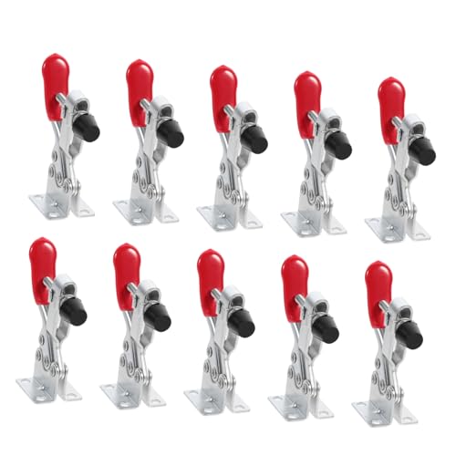 QUMIIRITY 10 Stück Teiliges Schnellspann kniehebelspanner Horizontale Downward Clamp mit Elektrolytischer Rostschutzbeschichtung Hohe Abriebfestigkeit Geeignet für DIY Holzarbeiten und QUMIIRITY 10 Stück Teiliges Schnellspann kniehebelspanner Horizontale Downward Clamp mit Elektrolytischer Rostschutzbeschichtung Hohe Abriebfestigkeit Geeignet für DIY Holzarbeiten und von QUMIIRITY