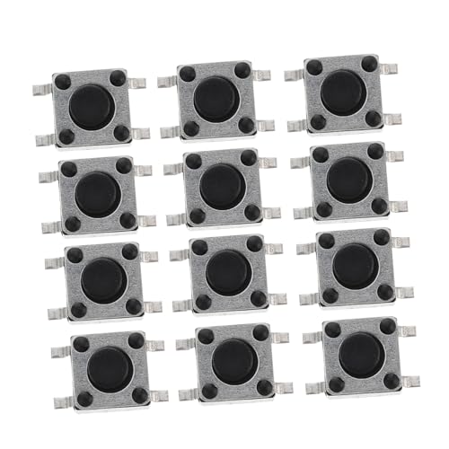 QUMIIRITY 100 Stück Micro Push Button Schalter Momentaner Druckschalter mit Hoher Präzision Langlebig und Zuverlässig Geeignet für Leiterplatten Reparatur und Elektronikprojekte QUMIIRITY 100 Stück Micro Push Button Schalter Momentaner Druckschalter mit Hoher Präzision Langlebig und Zuverlässig Geeignet für Leiterplatten Reparatur und Elektronikprojekte von QUMIIRITY
