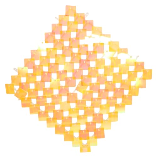 QUMIIRITY 100 Stück Shimmer Pailletten Wandpaneele für Geburtstagsfeiern Interaktive Glitzer Dekoration mit Einfachem Montage Design und Pflegeleichter von QUMIIRITY