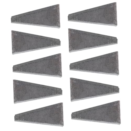 QUMIIRITY 10Stücke Teiliges Axtkeil Kohlenstoffstahl Werkzeug zur Axtreparatur und Nagelverstärkung für Heimwerker und Outdoor-anwendungen von QUMIIRITY