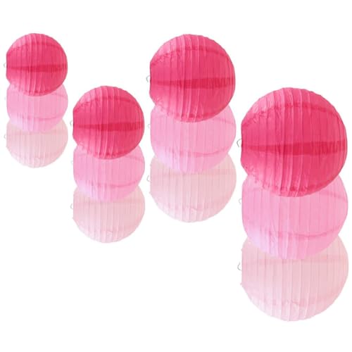 QUMIIRITY 12 Stück Teiliges Bunte Papierlaternen Rund Hängende Laternen Dekoration für Hochzeit Party Garten Farbenfrohe DIY Papierlampions Festliche Stimmung für Neujahr und Frühlingsfest QUMIIRITY 12 Stück Teiliges Bunte Papierlaternen Rund Hängende Laternen Dekoration für Hochzeit Party Garten Farbenfrohe DIY Papierlampions Festliche Stimmung für Neujahr und Frühlingsfest von QUMIIRITY