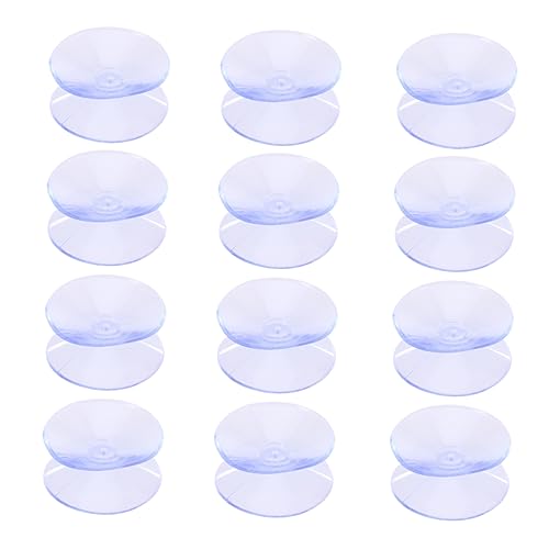 QUMIIRITY 12stücke Saugnapf Transparent Doppelseitig Transparente Gummipads Für Silikonsauger Ohne Haken Vielseitig Einsetzbar Für Heimdekoration Und Organisationsprojekte von QUMIIRITY