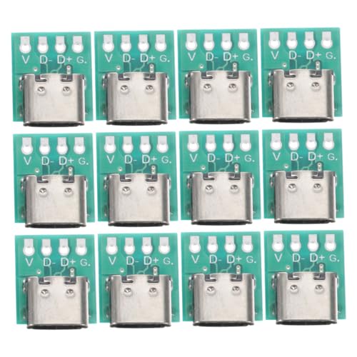 QUMIIRITY 12stücke USB-c-Platine PCB- Für Kabel -c-buchse Weiblich USB-c-Adapter Zubehör von QUMIIRITY