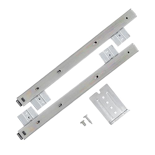 QUMIIRITY 1Paar Ergonomische Tastaturgleitschiene mit Kugellagern Verstellbare Schreibtischablage für Reibungsloses Gleiten für Büro Möbel von QUMIIRITY