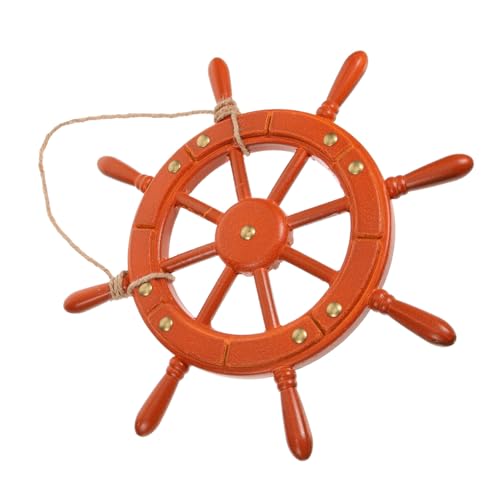 QUMIIRITY 1stück Mediterranes Retro Holzschiff Ruder Dekoration Kreativer Und Tischschmuck Für Bars Und Zuhause Braun von QUMIIRITY