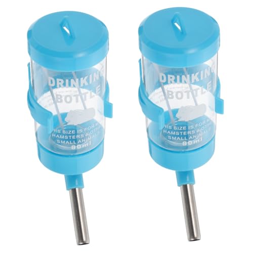 QUMIIRITY 2 Stück Hamster Trinkflasche Auslaufsicher Automatische Wasserversorgung Transparent Leicht zu Reinigen für Kleintiere Käfig Geeignet Bpa Frei Leak Trinkflasche QUMIIRITY 2 Stück Hamster Trinkflasche Auslaufsicher Automatische Wasserversorgung Transparent Leicht zu Reinigen für Kleintiere Käfig Geeignet Bpa Frei Leak Trinkflasche von QUMIIRITY