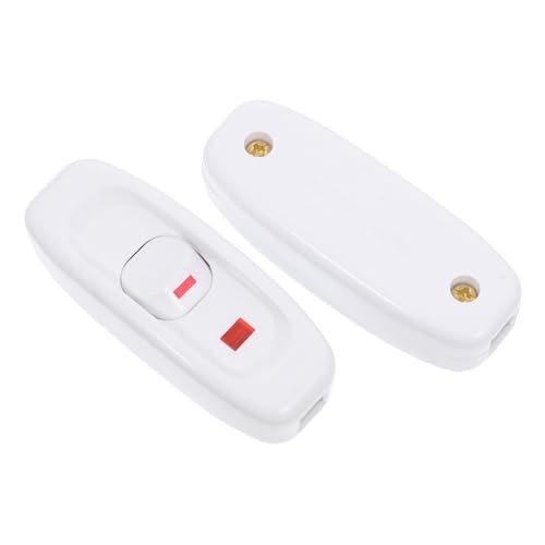 QUMIIRITY 2 Stück Inline Schalter mit Kontrollleuchte Retro Wippschalter für Tischlampe Langlebige Konstruktion Installieren Überlastschutz für QUMIIRITY 2 Stück Inline Schalter mit Kontrollleuchte Retro Wippschalter für Tischlampe Langlebige Konstruktion Installieren Überlastschutz für von QUMIIRITY