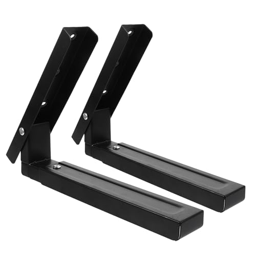QUMIIRITY 2 Stück Mikrowellenhalterung Wandmontage Kit für Mikrowellen Verstellbar Max Platzsparend und Robust Installieren für Küche Geeignet von QUMIIRITY