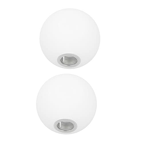 QUMIIRITY 2 Stück Milchglas Lampenschirm Ball Lampenabdeckung für Deckenlampen Elegantes Design Installieren Geeignet für Schlafzimmer und Wohnzimmer QUMIIRITY 2 Stück Milchglas Lampenschirm Ball Lampenabdeckung für Deckenlampen Elegantes Design Installieren Geeignet für Schlafzimmer und Wohnzimmer von QUMIIRITY