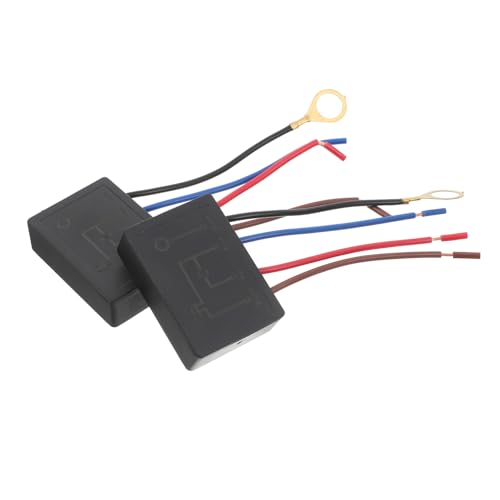 QUMIIRITY 2 Stück Touch Lampe Schalter Dimmfunktion für Tischlampen Installieren Langlebiges Material Geeignet für LED und Glühlampen von QUMIIRITY