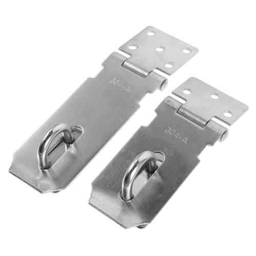 QUMIIRITY 2 Stück Türverschluss Hasp Latch Sicherung für Türen und Fenster Vielseitig Einsetzbar Einfache Installation Robuste und Langlebige Konstruktion QUMIIRITY 2 Stück Türverschluss Hasp Latch Sicherung für Türen und Fenster Vielseitig Einsetzbar Einfache Installation Robuste und Langlebige Konstruktion von QUMIIRITY