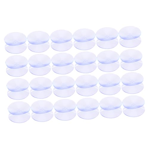 QUMIIRITY 24stücke Doppelseitige Saugnäpfe Für rutschfeste Silikonpolster Für Tischplatten Transparent Für Heimdekoration Und Bastelprojekte Und Glatten Oberflächen von QUMIIRITY