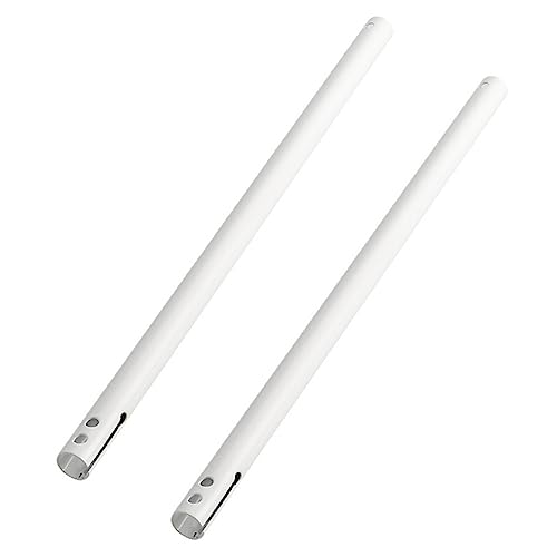 QUMIIRITY 2Stücke Deckenventilator Verlängerungsstange Lange Ersatzstangen Robustem Material Passend für Deckenventilatoren Doppelter Lochanschluss für von QUMIIRITY