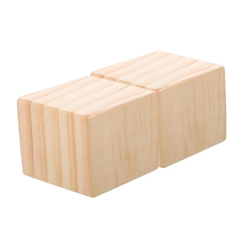QUMIIRITY 2stücke Holzblock Zum Anheben Von Möbeln Haushaltsmöbelerhöhungen Holzpolster Für Sofa Bett Stuhl Tisch Stabilität Und Schutz Für Böden von QUMIIRITY