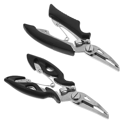 QUMIIRITY 2Stücke Multifunktions Fischereischneider Fischschere Ergonomisches Design für Angler und Fischereienthusiasten Wiederverwendbare von QUMIIRITY