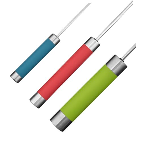 QUMIIRITY 3 Stück Edelstahl Handmixer Teiliges Halbautomatischer Rotierender Schneebesen mit Farbigem Griff für Eier Teig und Sahne Rühren in Küche und Zuhause QUMIIRITY 3 Stück Edelstahl Handmixer Teiliges Halbautomatischer Rotierender Schneebesen mit Farbigem Griff für Eier Teig und Sahne Rühren in Küche und Zuhause von QUMIIRITY