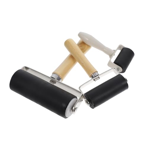 QUMIIRITY 3 Stück Teiliges Gummiwalzen set für Linoldruck und Basteln Langlebige Farbwalzen Vielseitige Druckwalzen für Stempeln Malen und Kreative DIY projekte QUMIIRITY 3 Stück Teiliges Gummiwalzen set für Linoldruck und Basteln Langlebige Farbwalzen Vielseitige Druckwalzen für Stempeln Malen und Kreative DIY projekte von QUMIIRITY