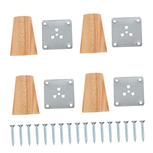 QUMIIRITY 4 Sätze Massive Holz Tischbeine Stabil Geformt Vielseitig Einsetzbar für Sofa Schrank Tisch Einfache Montage mit Zubehör für Einen Modernen Look QUMIIRITY 4 Sätze Massive Holz Tischbeine Stabil Geformt Vielseitig Einsetzbar für Sofa Schrank Tisch Einfache Montage mit Zubehör für Einen Modernen Look von QUMIIRITY