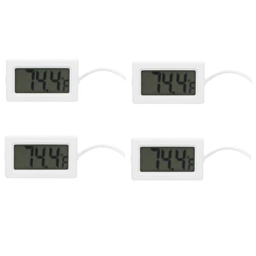 QUMIIRITY 4 Stück Digitale Temperaturmesser für Aquarien Wasserdichte Thermometer für Innenräume und Reptilienboxen Einfache Installation Hochauflösende Anzeige für Aquarienliebhaber QUMIIRITY 4 Stück Digitale Temperaturmesser für Aquarien Wasserdichte Thermometer für Innenräume und Reptilienboxen Einfache Installation Hochauflösende Anzeige für Aquarienliebhaber von QUMIIRITY