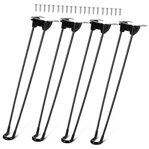 QUMIIRITY 4 Stück Faltbare Tischbeine Höhenverstellbare Metallfüße für Schreibtisch und Esstisch Stabil und Robust Schwarz für DIY Möbel und Möbelersatz QUMIIRITY 4 Stück Faltbare Tischbeine Höhenverstellbare Metallfüße für Schreibtisch und Esstisch Stabil und Robust Schwarz für DIY Möbel und Möbelersatz von QUMIIRITY