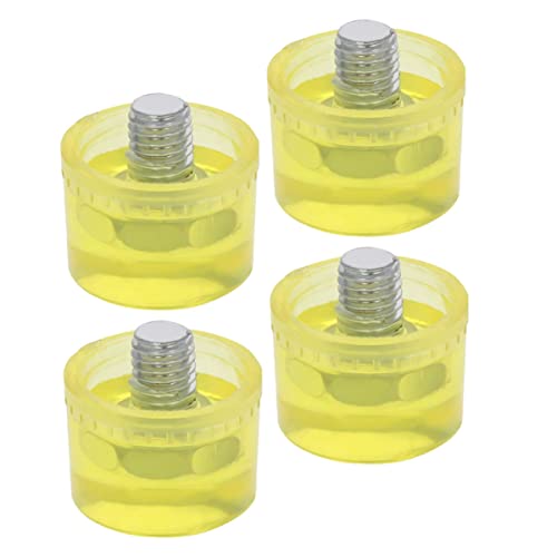 QUMIIRITY 4 Stück Gummihammer Ersatzköpfe Robuste Schlagköpfe für Einfache Installation und Bequemen Einsatz für Austausch Beschädigter Hammerköpfe von QUMIIRITY