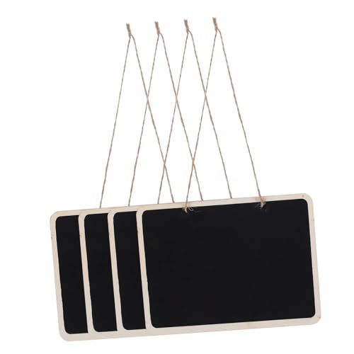 QUMIIRITY 4 Stück Mini Kreidetafeln Doppelseitig Rechteckige Hängeschilder für Hochzeiten Memo Board und Tischnummern zum Beschriften und Dekorieren QUMIIRITY 4 Stück Mini Kreidetafeln Doppelseitig Rechteckige Hängeschilder für Hochzeiten Memo Board und Tischnummern zum Beschriften und Dekorieren von QUMIIRITY