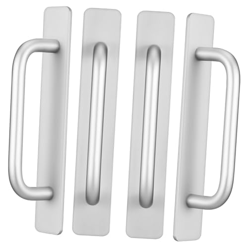 QUMIIRITY 4 Stück Selbstklebende Türgriffe Aluminiumlegierung Bohrung Nötig für Schränke Kleiderschränke Duschtüren und Starke Haftung Einfache Installation QUMIIRITY 4 Stück Selbstklebende Türgriffe Aluminiumlegierung Bohrung Nötig für Schränke Kleiderschränke Duschtüren und Starke Haftung Einfache Installation von QUMIIRITY