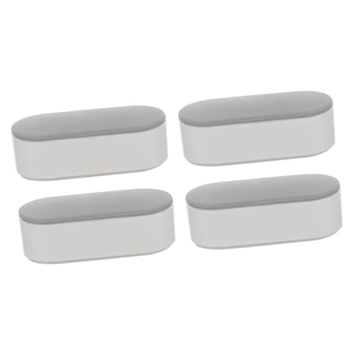 QUMIIRITY 4 Stück Toilettensitz Polsterungspads Gummipuffer für Toilettensitz Geräuschreduzierung Vibrationsschutz Einfache Installation mit Selbstklebenden Pads von QUMIIRITY