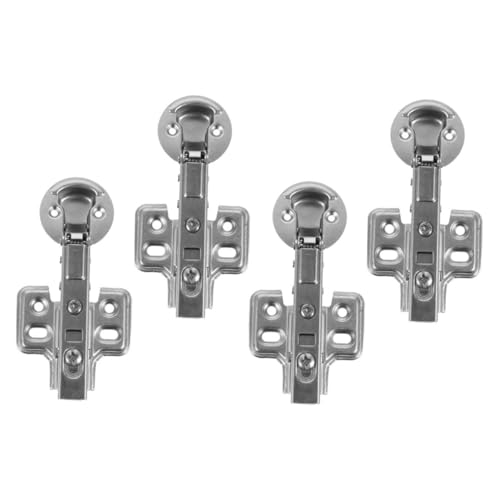 QUMIIRITY 4 Stück Weiche Scharniere für Küchenschränke Hochwertige Hydraulische Dämpfer für Rahmenlose Türen Einfache Installation und Robuste Bauweise für Funktionalität von QUMIIRITY