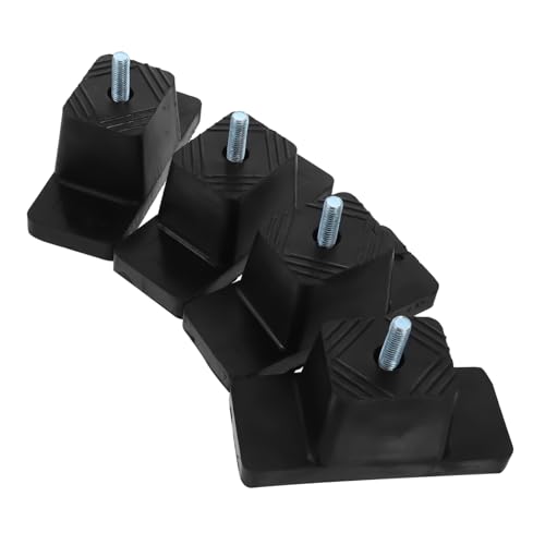 QUMIIRITY 4Stücke Vibrationsgummi Pads für Klimaanlagen Rutschfeste Halterung zur Vibrationsdämpfung Geeignet für Innen und Außengeräte Schockabsorbierend und Langlebig von QUMIIRITY