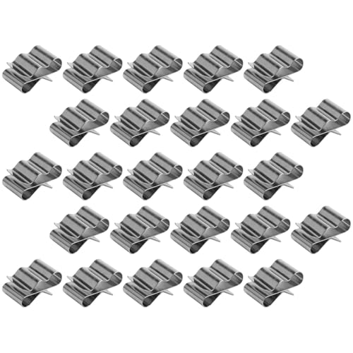 QUMIIRITY 50 Stück Edelstahl Kabelschellen mit Widerhaken Robuste Kabelclips zur Befestigung von Trailer Photovoltaik kabeln Einsetzbar für Kabel Mm² Hohe Härte und Langlebig von QUMIIRITY