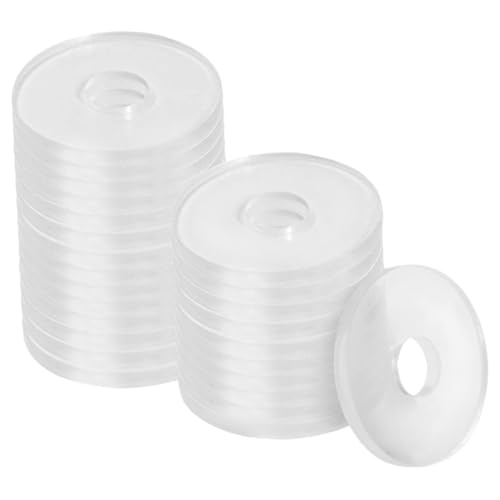 QUMIIRITY 500 Stück PVC Dichtungsringe für Wasserhähne Hochtemperaturbeständige Transparente Dichtungen für Badezimmer und Küchenspülen für Reparaturen und DIY Projekte von QUMIIRITY