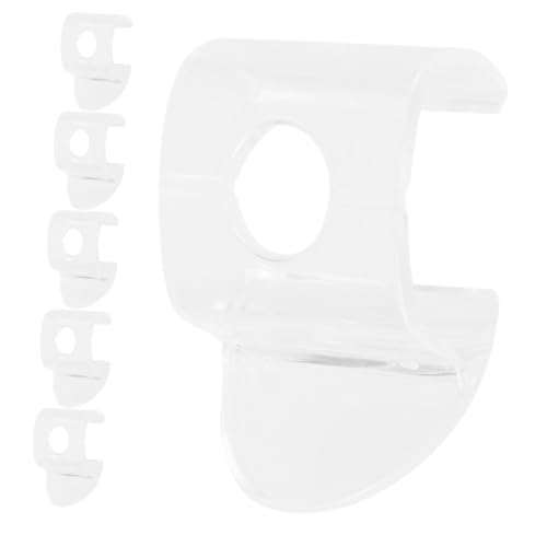 QUMIIRITY 6 Stück Rollogriffe Transparent Mini Rollogriffe Wabenvorhänge Klein Kabellos Durchsichtig Für Waben Mit Hebern Hebegriffe Aus Kunststoff von QUMIIRITY