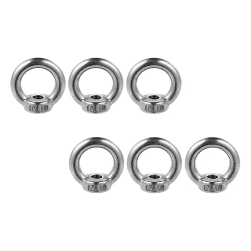 QUMIIRITY 6 Stück Teiliges Edelstahl Ringschrauben Ösenschrauben Rostfrei Einfach zu Montieren Befestigungsringe für Ketten und Haken QUMIIRITY 6 Stück Teiliges Edelstahl Ringschrauben Ösenschrauben Rostfrei Einfach zu Montieren Befestigungsringe für Ketten und Haken von QUMIIRITY