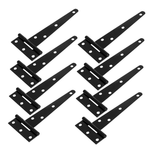 QUMIIRITY 8 Stück Teiliges T Hinge für Küchenschränke Robuste und Praktische Türscharniere für Möbel für Türen Fenster Schränke und von QUMIIRITY